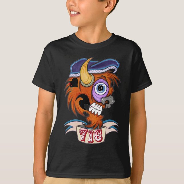 T-shirt 716 chemise de Buffalo NY (Devant)