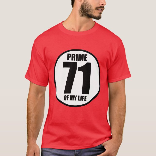T-shirt 71 - perfection de ma vie (Devant)