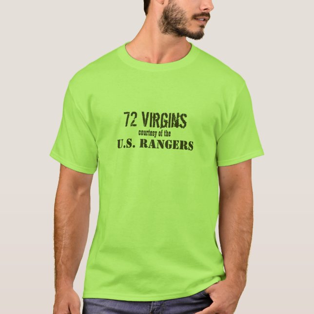 T-shirt 72 vierges, courtoisie de, GARDES FORESTIÈRES des (Devant)