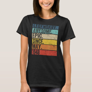 T-shirt 74e anniversaire Légendaire Épopée stupéfiante dep