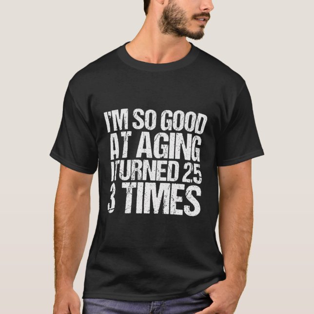 T-shirt 75 Ans 1945 B Jour Don Drôle 75E Anniversaire (Devant)