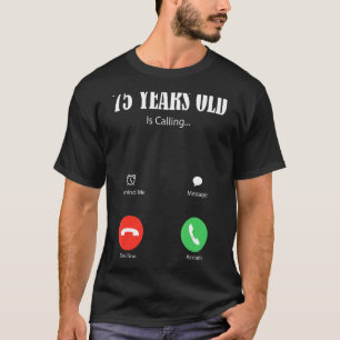 T-shirt 75 Ans, Joyeux 75ème Anniversaire