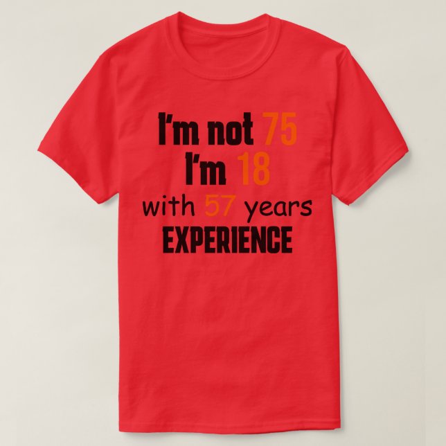 T-shirt 75e anniversaire 2 (Design devant)