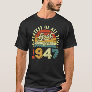 T-shirt 75e anniversaire 75 ans chèvre depuis 1947