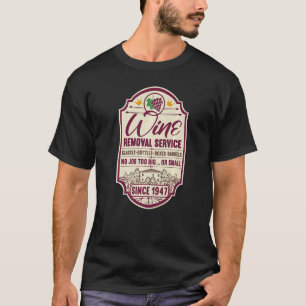 T-shirt 75e anniversaire I Décanteur de vin Étiquette I En