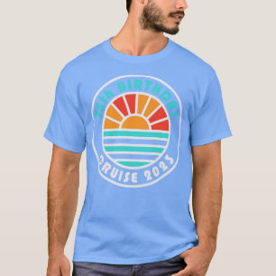 T-shirt 75th Birthday Cruise 2023 Bahamas Famille Vacances