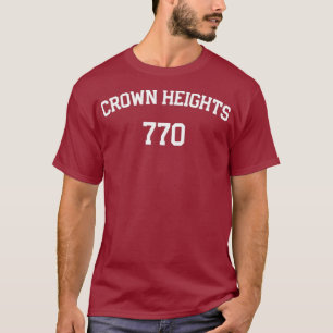 T-shirt 770 Hauteurs de la Couronne Brooklyn Juif Hébreu N