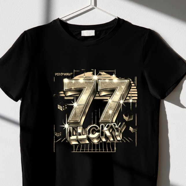 T-shirt "777 chanceux" (Créateur téléchargé)