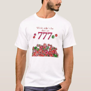 T-shirt 777 Rollin chanceux la chemise de matrices pour
