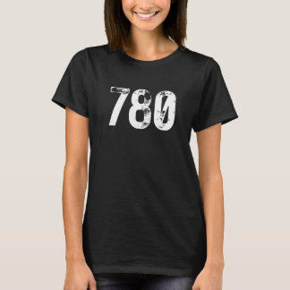 T-shirt 780 Indicatif régional Edmonton AB Zone téléphoniq