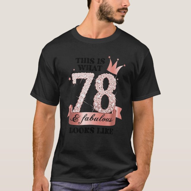 T-shirt 78 & Fabulous I Rose And White Party Group Candid  (Devant)
