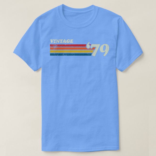 T-shirt 79 STRIPES RÉTRO vintages (Design devant)