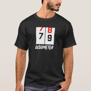 T-shirt 79e anniversaire 78 79 Oldometer Anniversaire