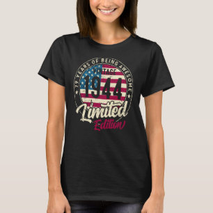 T-shirt 79e anniversaire Vintage 1944 Groupe d'Anniversair