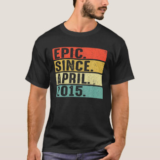 T-shirt 7 Ans Epic Depuis Avril 2015 7E Anniversaire Gif