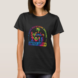 T-shirt 7 Ans Être génial Septembre 2015 Tie Dye B