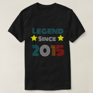 T-shirt 7 Ans Légende depuis 2015 7e anniversaire