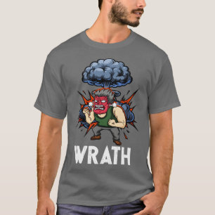 T-shirt 7 Coup de fureur de péchés mortels Costume d'Hallo