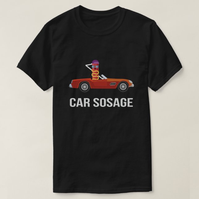 T-shirt 7 de sosage de voiture (Design devant)