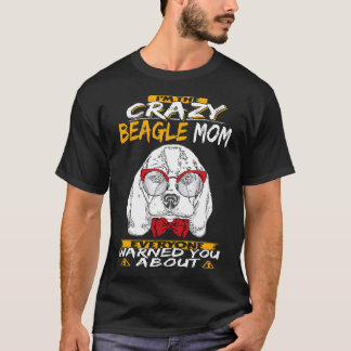 T-shirt 7 Je Suis La Folle Maman Beagle