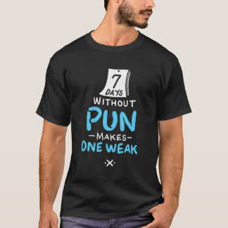 T-shirt 7 Jours Sans Jeu Fait Un Petit Jeu Drôle