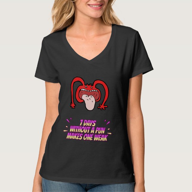 T-shirt 7 Jours Sans Un Jeu Sayants Sarcastiques Sur (Devant)