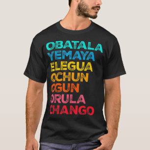 T-shirt 7 Sept puissances africaines Orisha Santeria Cuba 