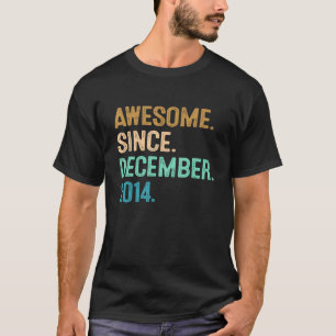 T-shirt 7e anniversaire 7 ans stupéfiant depuis le 20 déce