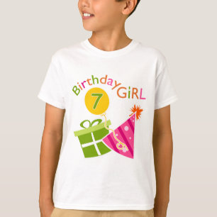 T-shirt 7e anniversaire - Anniversaire fille