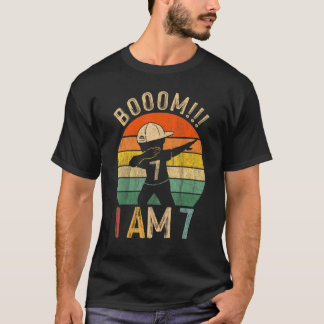 T-shirt 7e anniversaire Dabbing 7 ans anniversaire pour le