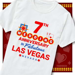 T-shirt 7e anniversaire de mariage d'un couple fabuleux de