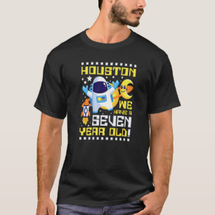 T-shirt 7e anniversaire Houston Nous avons un Astuce de se