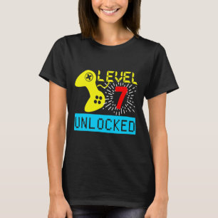 T-shirt 7e anniversaire T Shirt Boys Video Game Gamer Boys