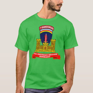 T-shirt 7e brigade du génie avec onglet Allemagne ENG Br R