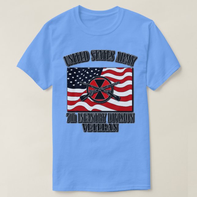 T-shirt 7e division d'infanterie Vétérinaire 1 (Design devant)