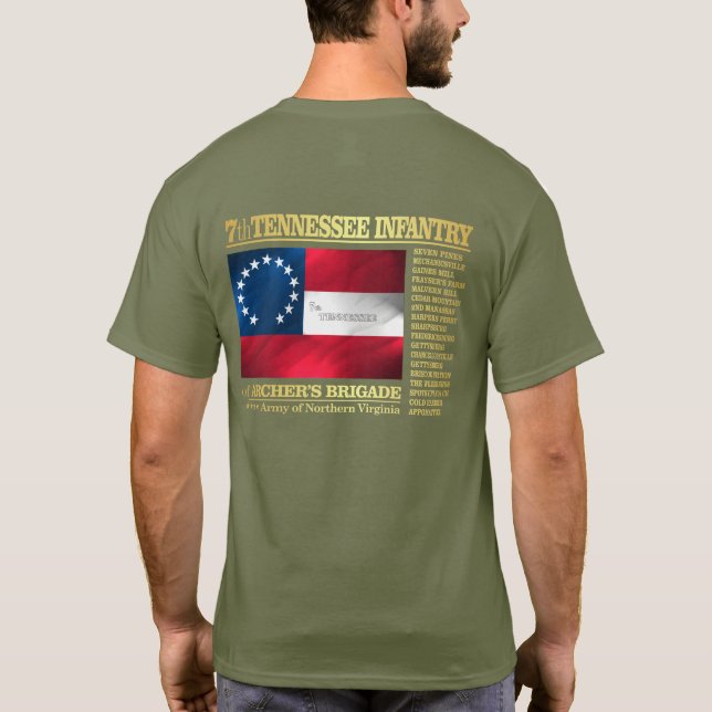 T-shirt 7e Infanterie du Tennessee (BA2) (Dos)