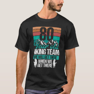 T-shirt 80 Anniversaire Sloth Team Mountains 80 Année Ol
