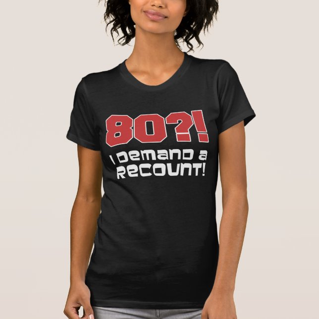 T-shirt 80 ? ! Je Demande Un Compte Rendu (EN SOMBRE) (Devant)