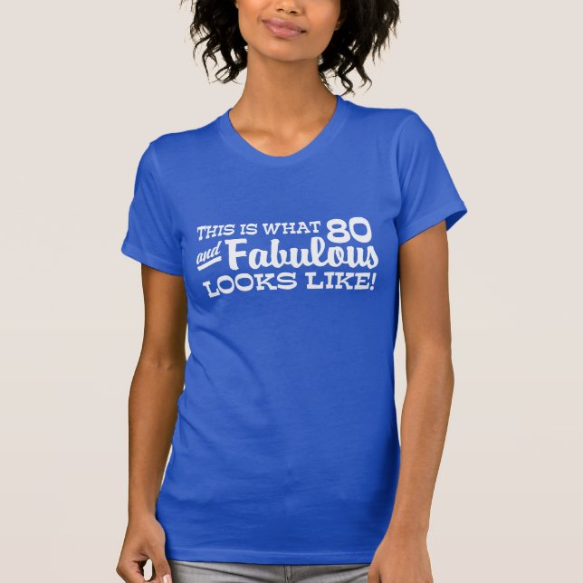 T-shirt 80e anniversaire (Devant)