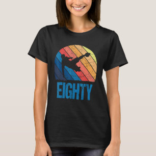 T-shirt 80e anniversaire Retro Soccer 80 ans Homme Femmes