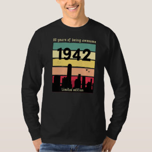 T-shirt 80e anniversaire vintage Rétro 1942