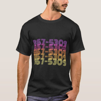 T-shirt 80s - 867-5309 - 80s Musique