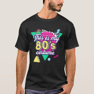 T-shirt 80'S Costume For Women Retro 80S 90S Party Costume