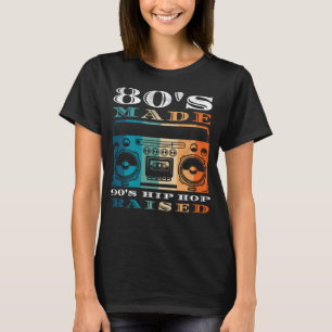 T-shirt 80's Fabriqué Hip hop des 90's Élevé Hommes Femmes