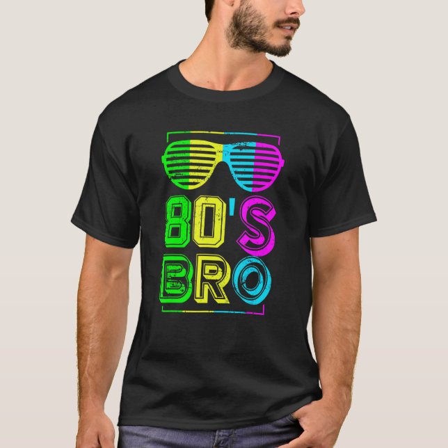 T-shirt 80s Génération Disco Music 80s Bro Hommes 80s (Devant)