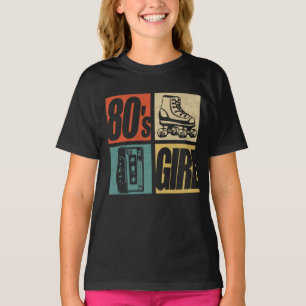 T-shirt 80s Girl 1980s Mode 80 Theme Party 80s