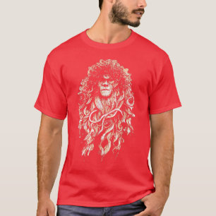 T-shirt 80s Horreur de cheveux Zombie Marécage Monstre Hal