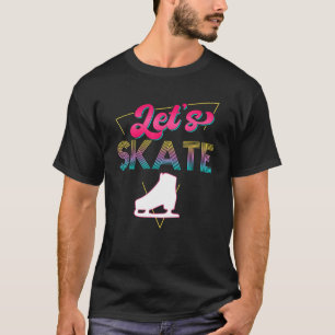 T-shirt 80s Ice Skating Outfit Figure Skater Retro 90's Ic