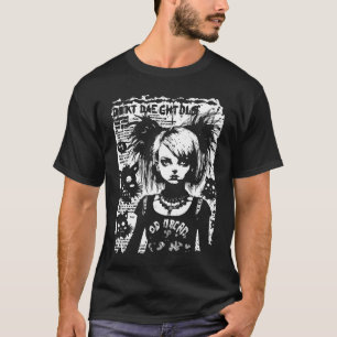 T-shirt 80's Punk Trad Goth Photo Fanzine Flyer Art Versio