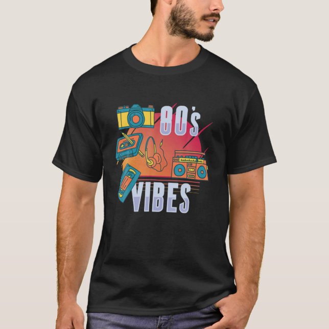 T-shirt 80S Robe Fancy J'Aime Costumes Robe Fancy Pour Wo (Devant)